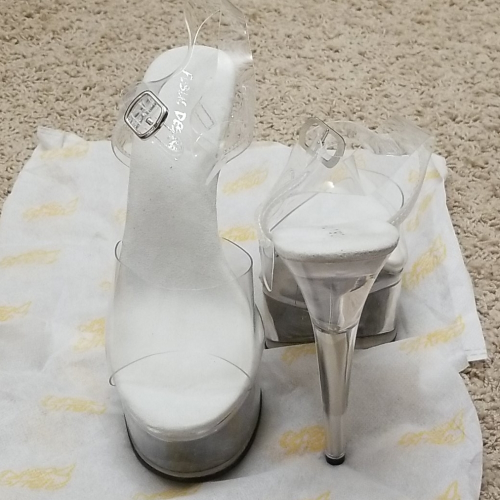 Clear / Transparent Heels - Picture 5 of 5